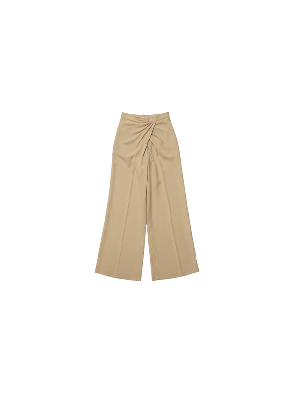 Pantalone drappeggiato in viscosa