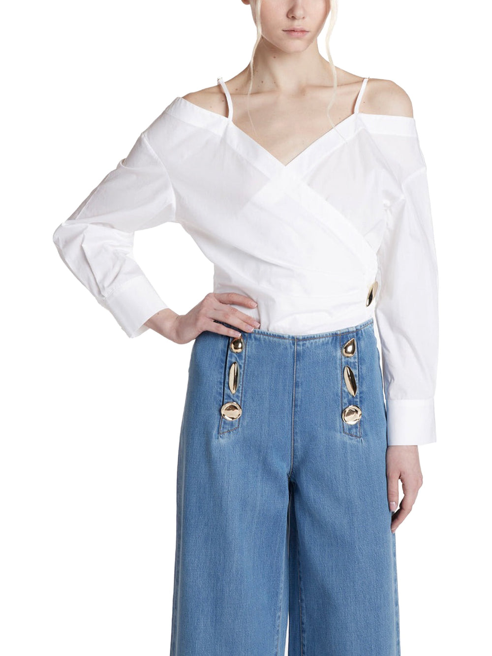 Camicia con scollo omerale