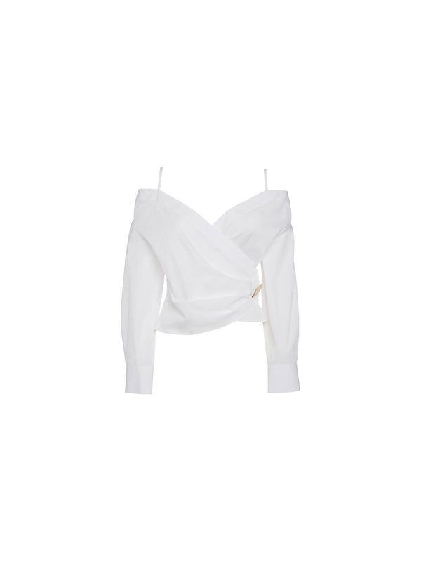 Camicia con scollo omerale