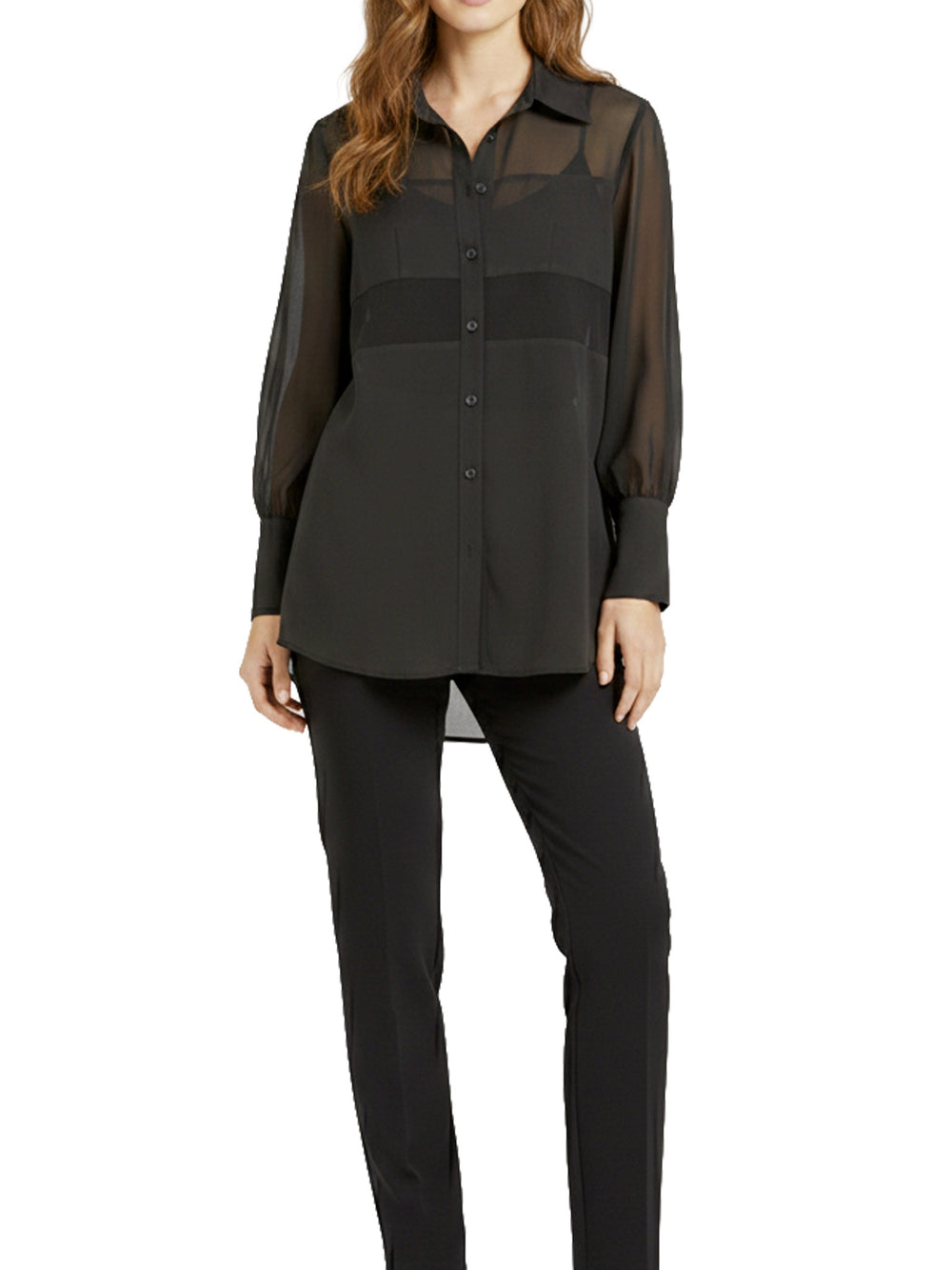 Camicia in chiffon