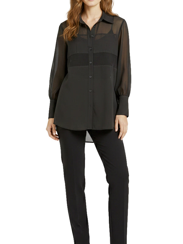 Camicia in chiffon