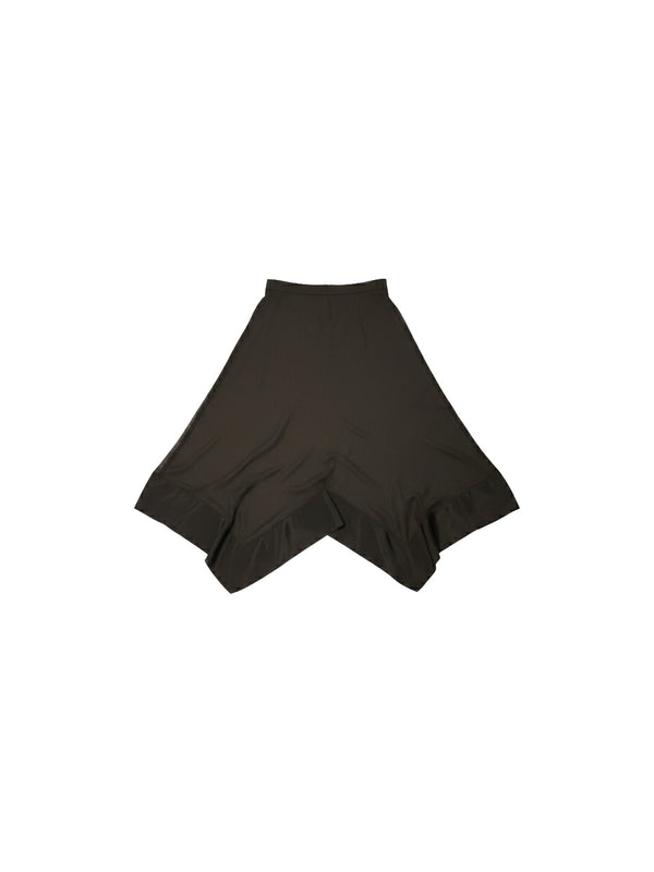 Gonna asimmetrica in chiffon