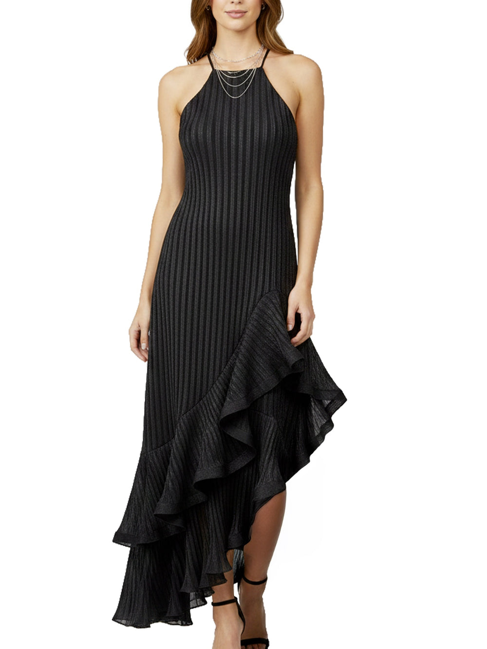 Abito elegante con volant