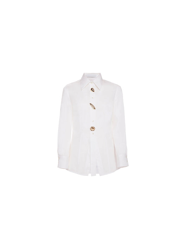 Camicia con bottoni gioiello