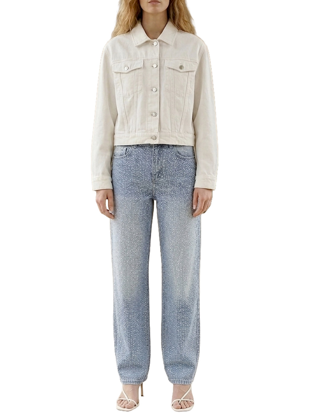 Jeans ampi in denim
