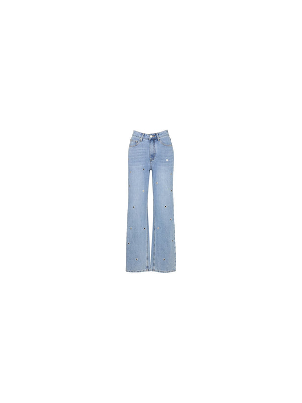Jeans con borchie