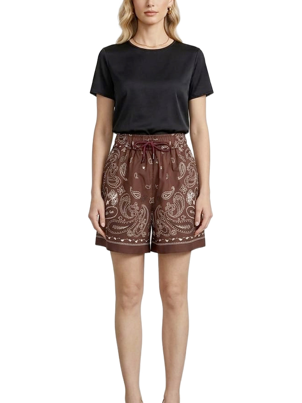 Shorts stampa bandana