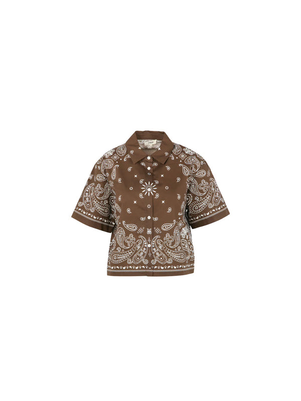 Camicia a stampa bandana