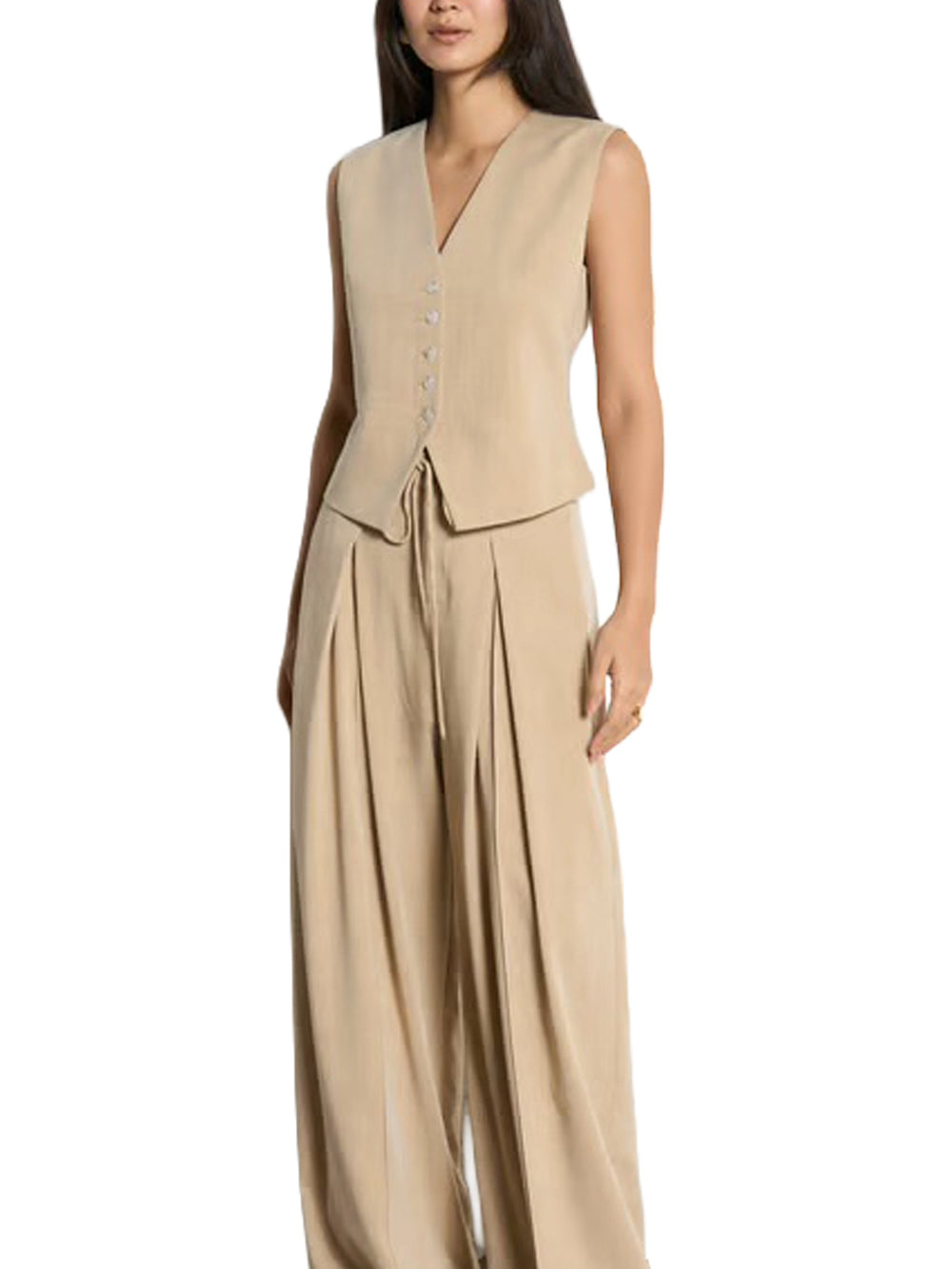 Gilet con scollo posteriore