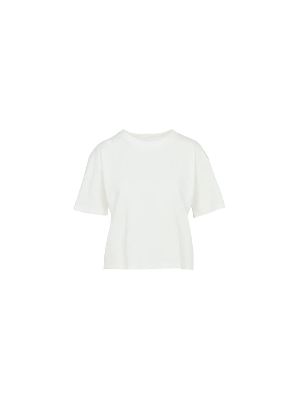 T-shirt con scollo a spalla