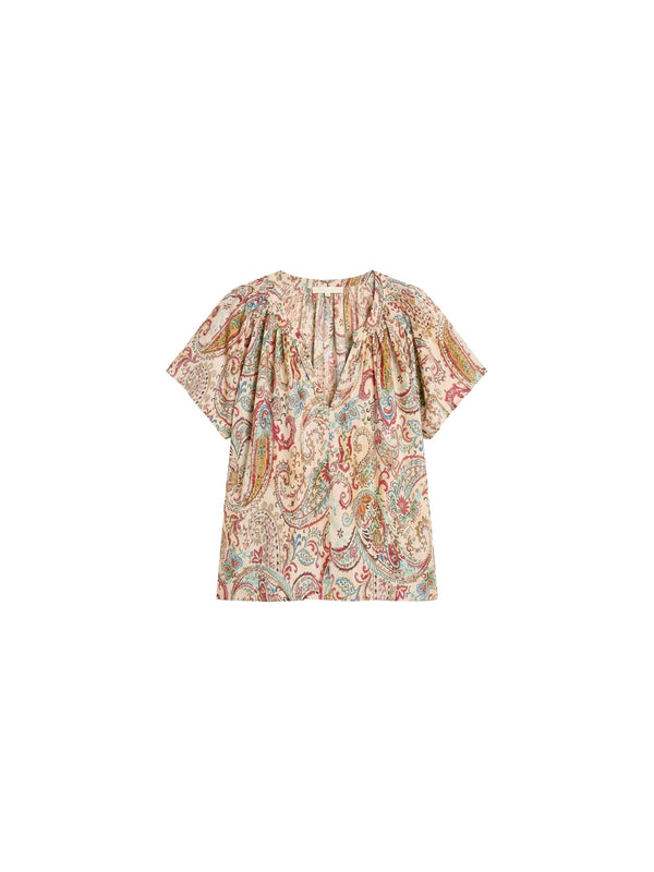 Blusa stampa cachemire