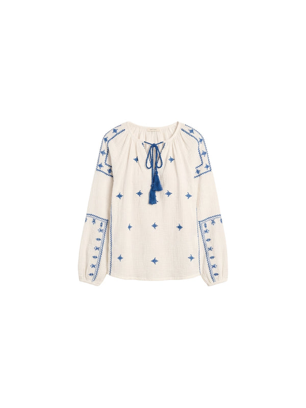 Blusa ricamata