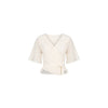 Top incrociato crochet