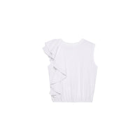 T-shirt con volant