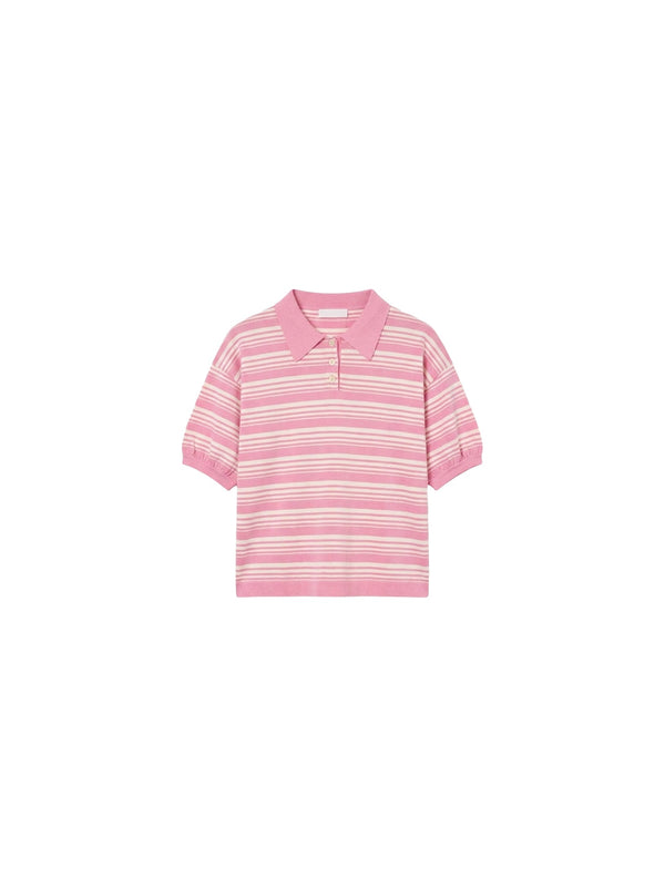 Polo oversize a righe