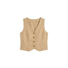 Gilet in misto lino