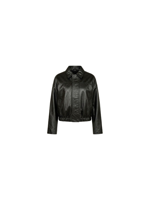 Bomber in pelle