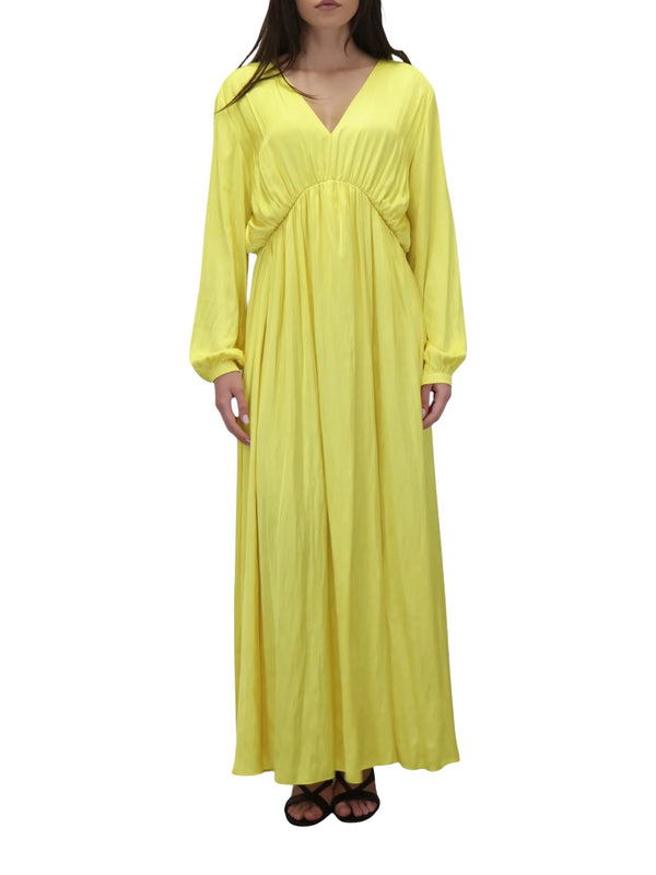 Abito lungo scollo a V