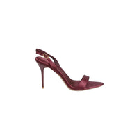 Sandalo con fascia in satin