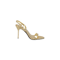 Sandalo con fascia in satin
