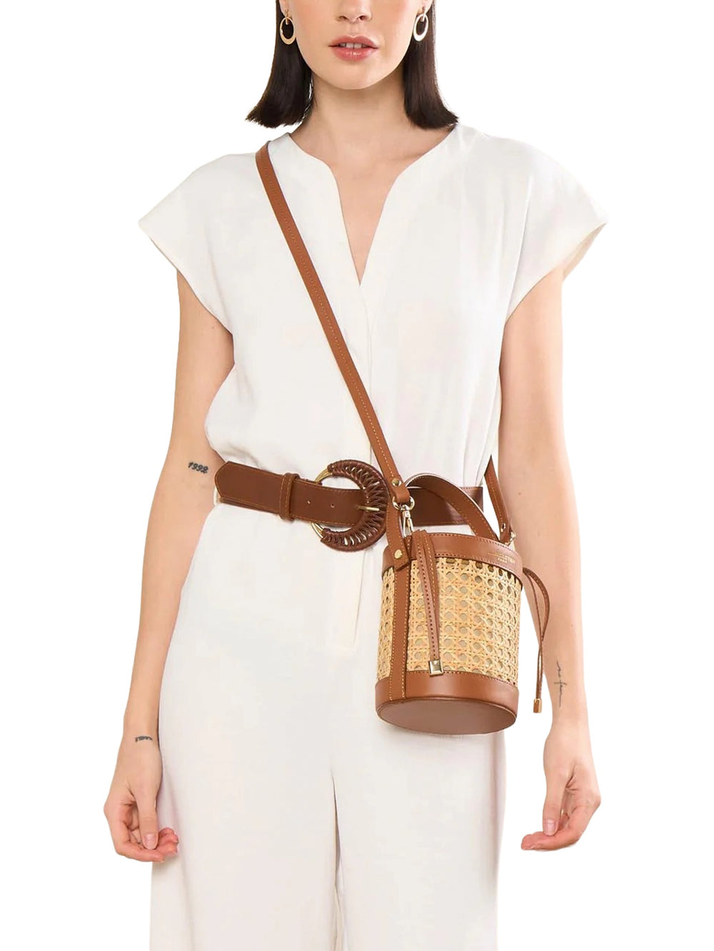 Secchiello in stile raffia
