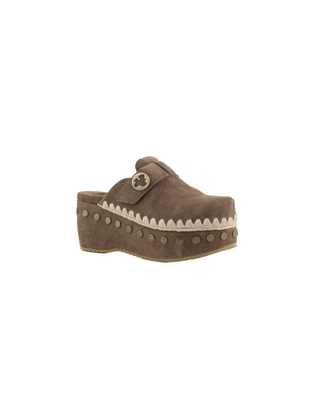 Clog plain suede
