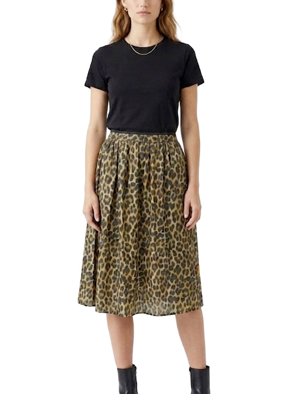 Gonna larga leopardata