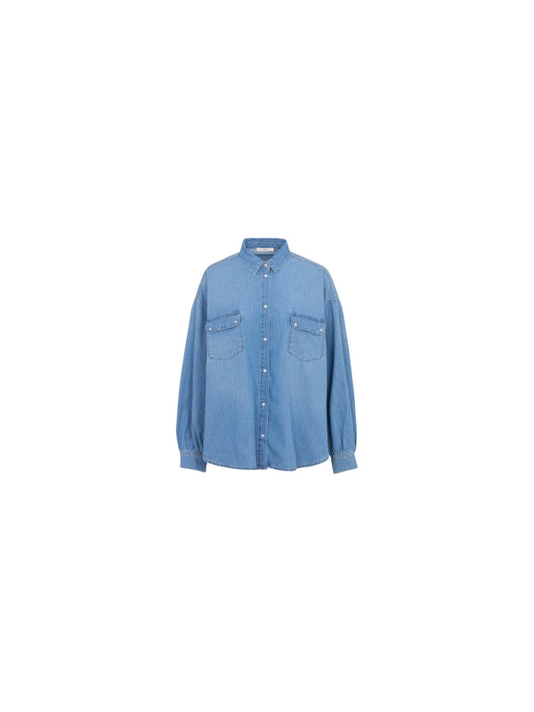 Camicia oversize in denim