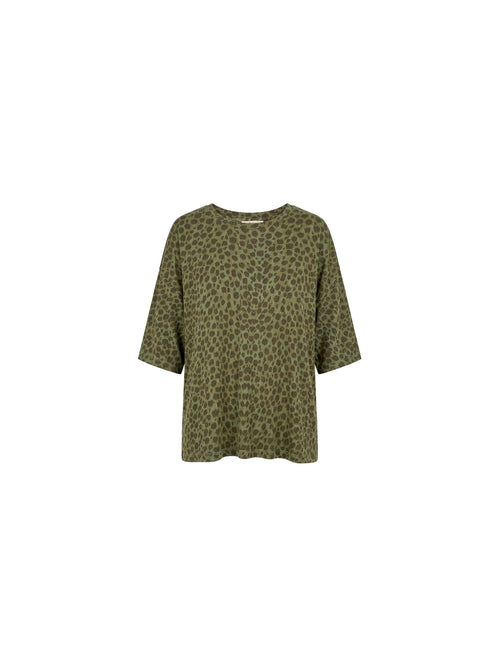 T-shirt oversize maculata