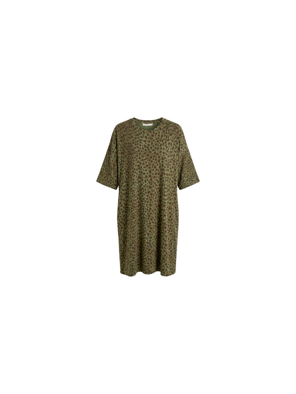 Abito t-shirt maculato