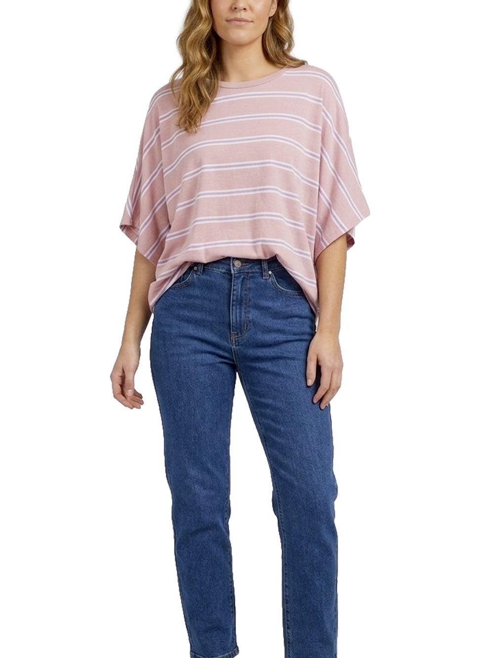 T-shirt oversize a righe
