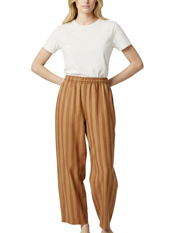Pantalone carrot a righe