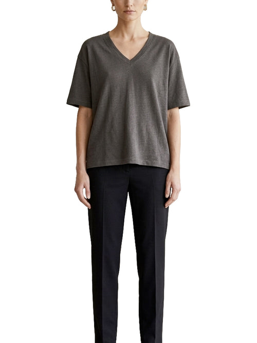 T-shirt con scollo a V