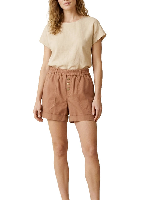 Shorts con bottoni