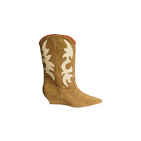 Stivale texano con ricamo