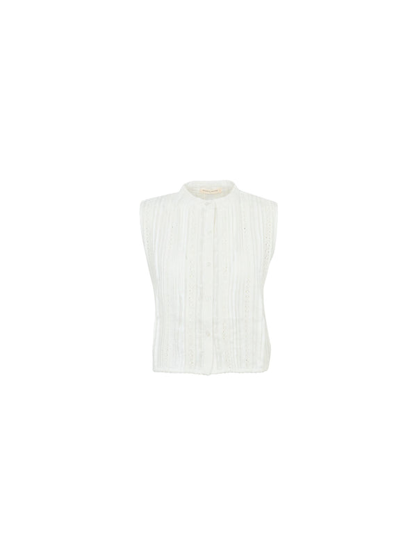 Camicia gilet ricamata