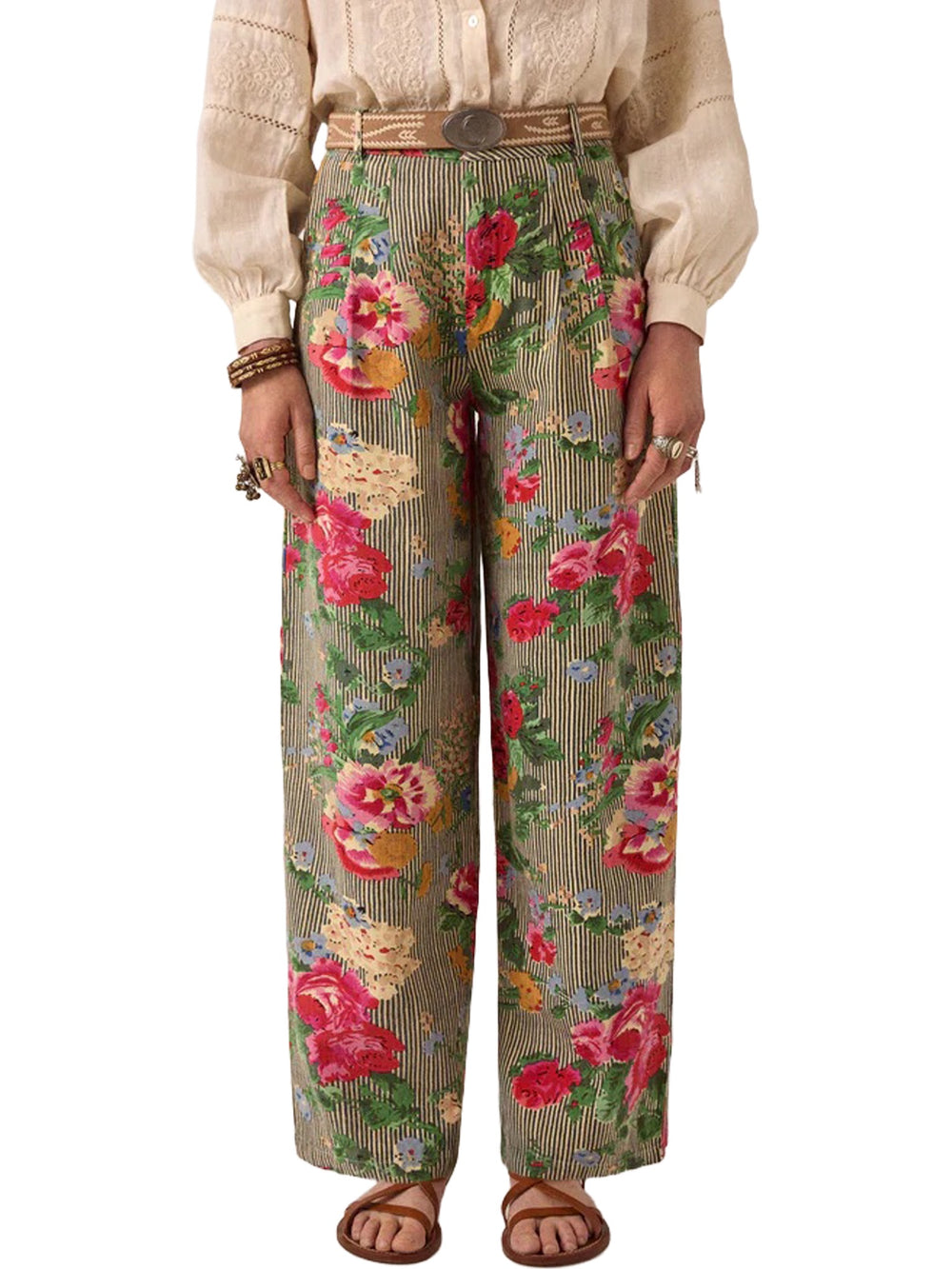 Pantaloni a fiori