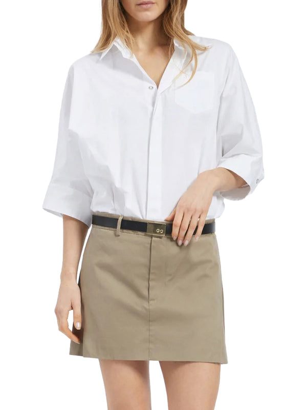 Abito camicia con gonna