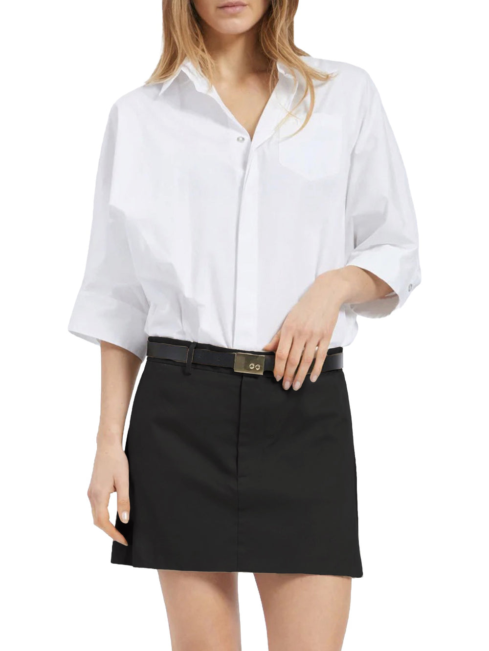 Abito camicia con gonna