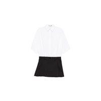 Abito camicia con gonna