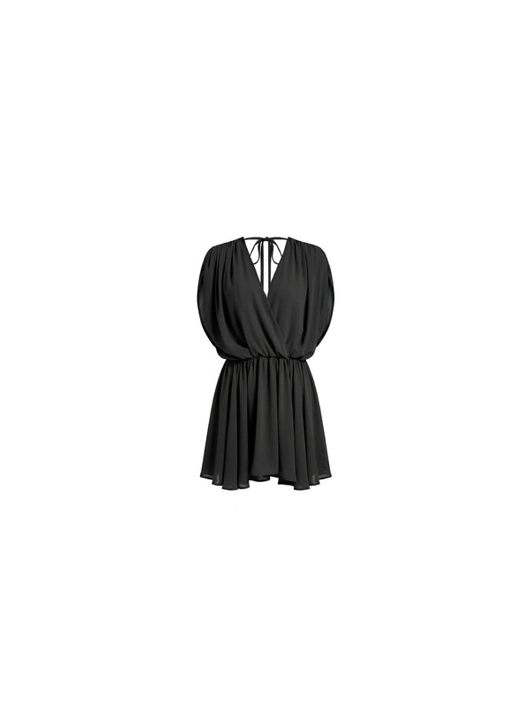 Mini abito a spalla larga