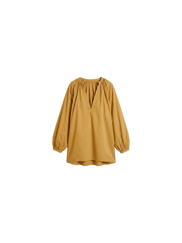 Camicia oversize scollo a V