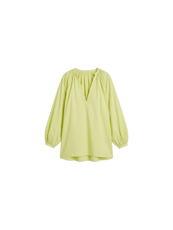 Camicia oversize scollo a V