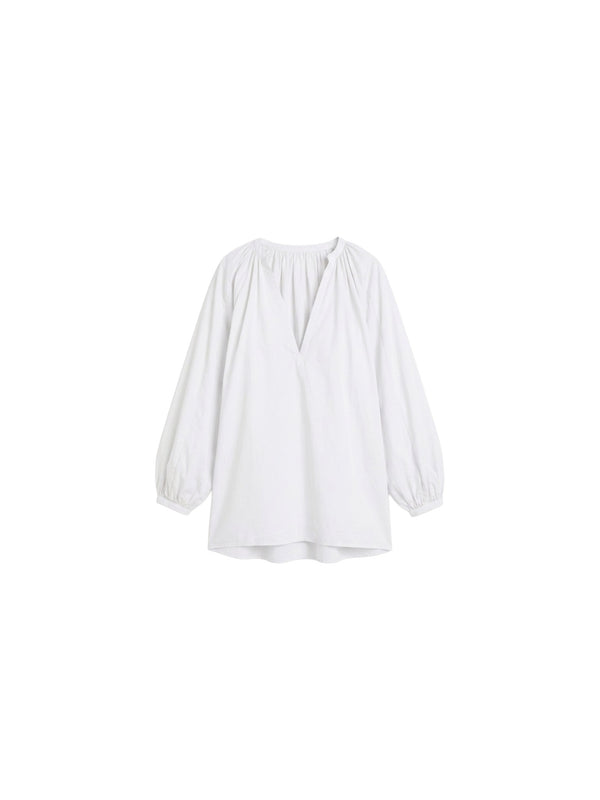 Camicia oversize scollo a V