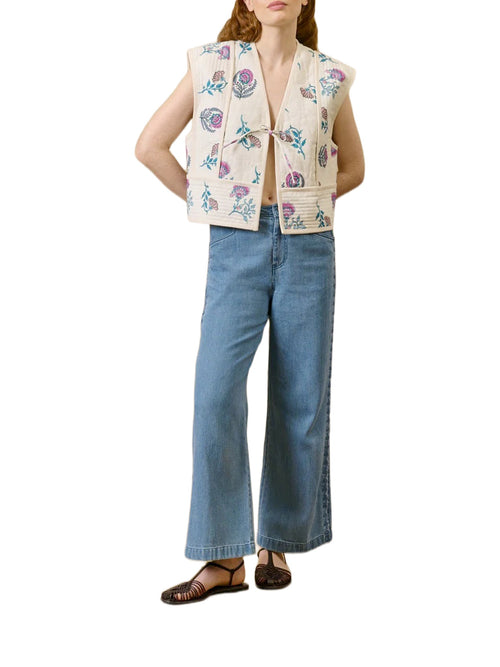 Gilet a fiori
