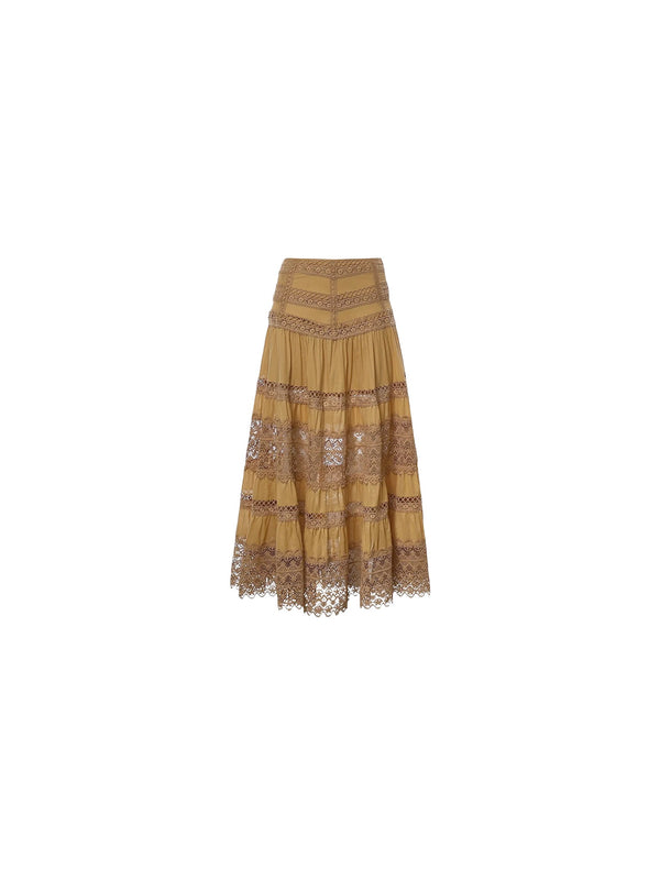 Gonna lunga in pizzo
