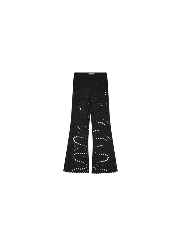 Pantalone a zampa sangallo