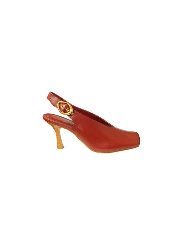 Slingback punta quadra