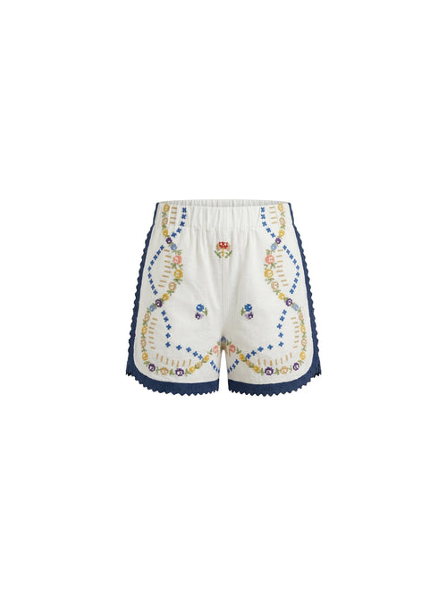 Short ricamato