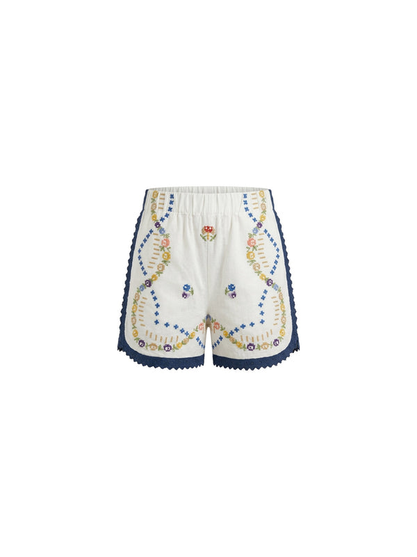 Short ricamato